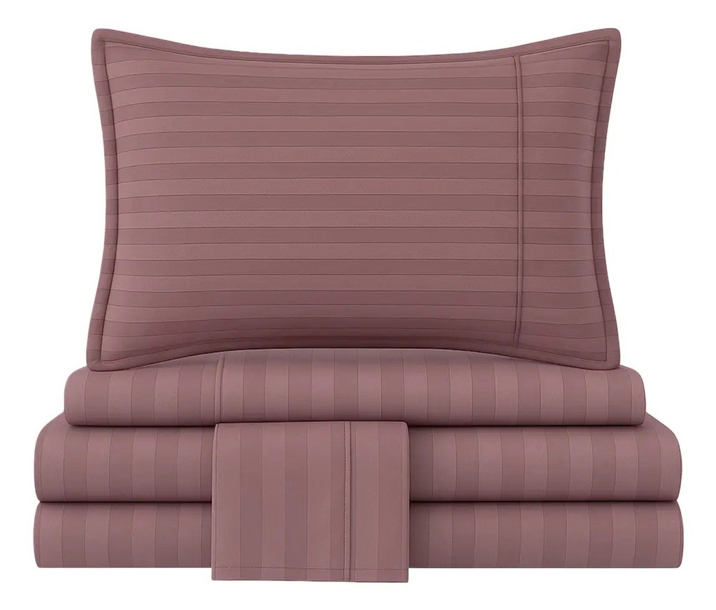 [SABQUEEN001 ROSADORAYADO - 727373186734] Sabanas Rayada Queen Rosado Rayado SAB-QUEEN-001