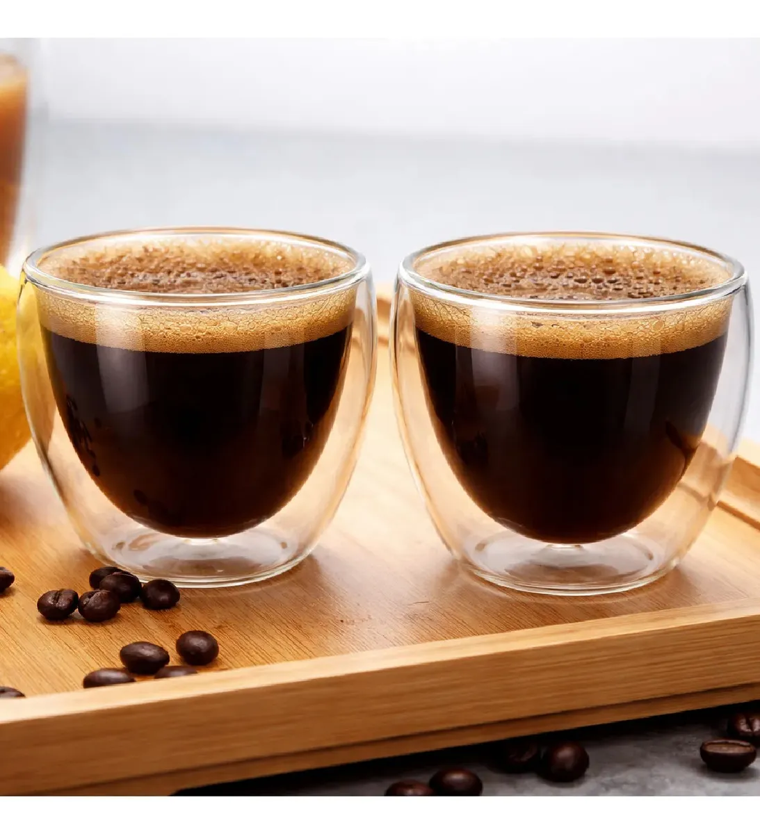 [TAZDV002 0714604480891] Set Taza Doble Pared x 2 TAZDV002