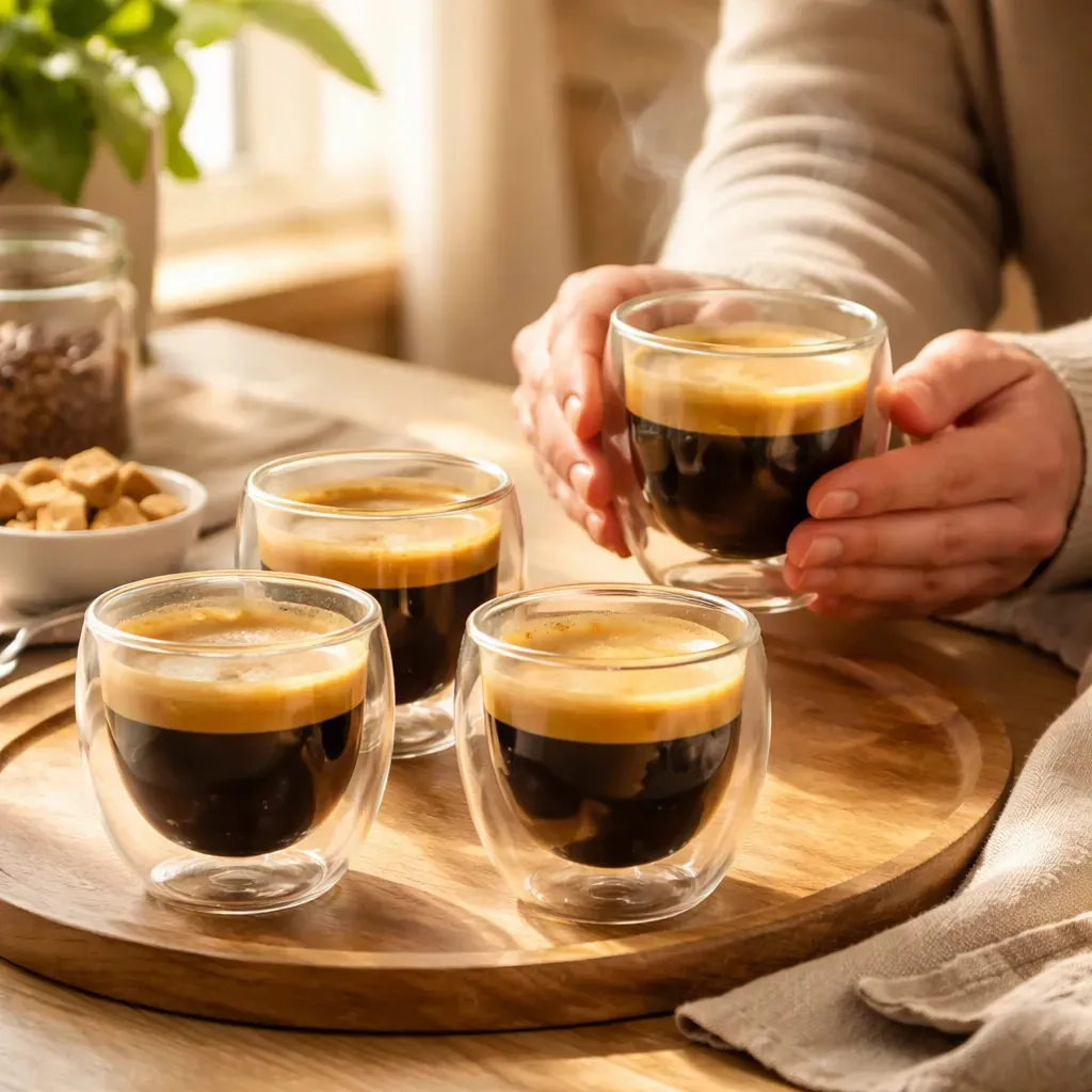 [TAZDV004 0714604302117] Set Taza Doble Pared x 4 TAZDV004