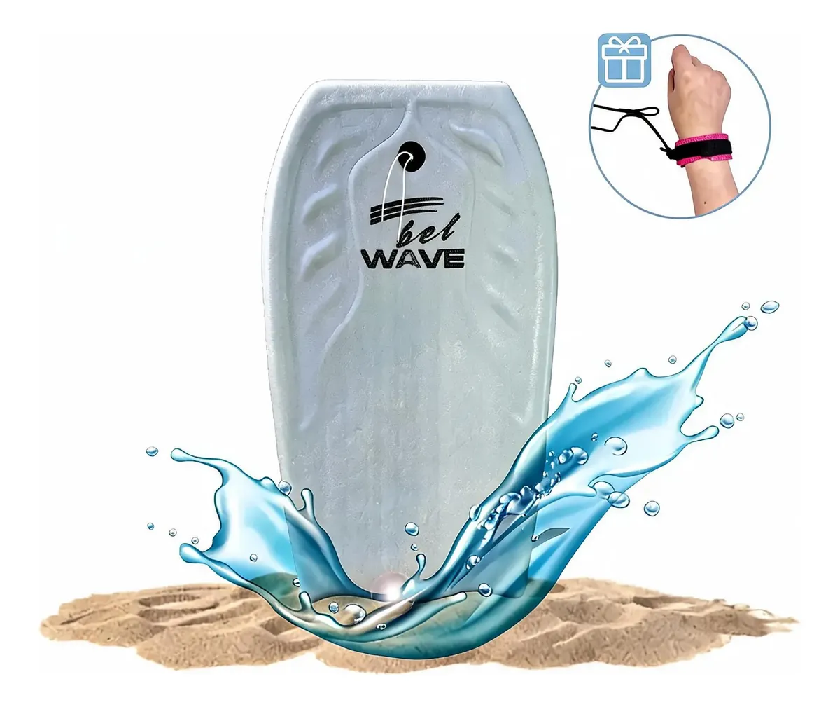 Tabla Bodyboard 58cm Gris 30000
