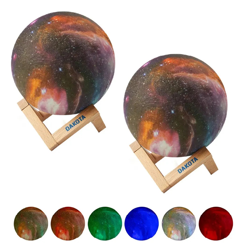 [2x GAL01 0670237615034] Combo 2X Esfera Galaxia LED USB GAL01
