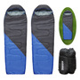 Combo Bolsas de Dormir Azul/Gris Dakota BD02