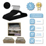 Combo Organizador Cajones 7 Divisiones + Set Perchas X25 Terciopelo Negro OC160