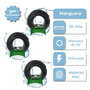 [3X RIEMANG25 0714604481409] Combo X3 Manguera Riego de Jardin 25M RIE-MANG25