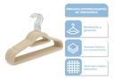 Set Percha de Terciopelo Beige 50PCS PER001