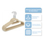 Set Percha de Terciopelo Beige 75PCS PER001