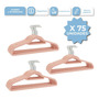 Set Percha de Terciopelo Rosa 75PCS PER001