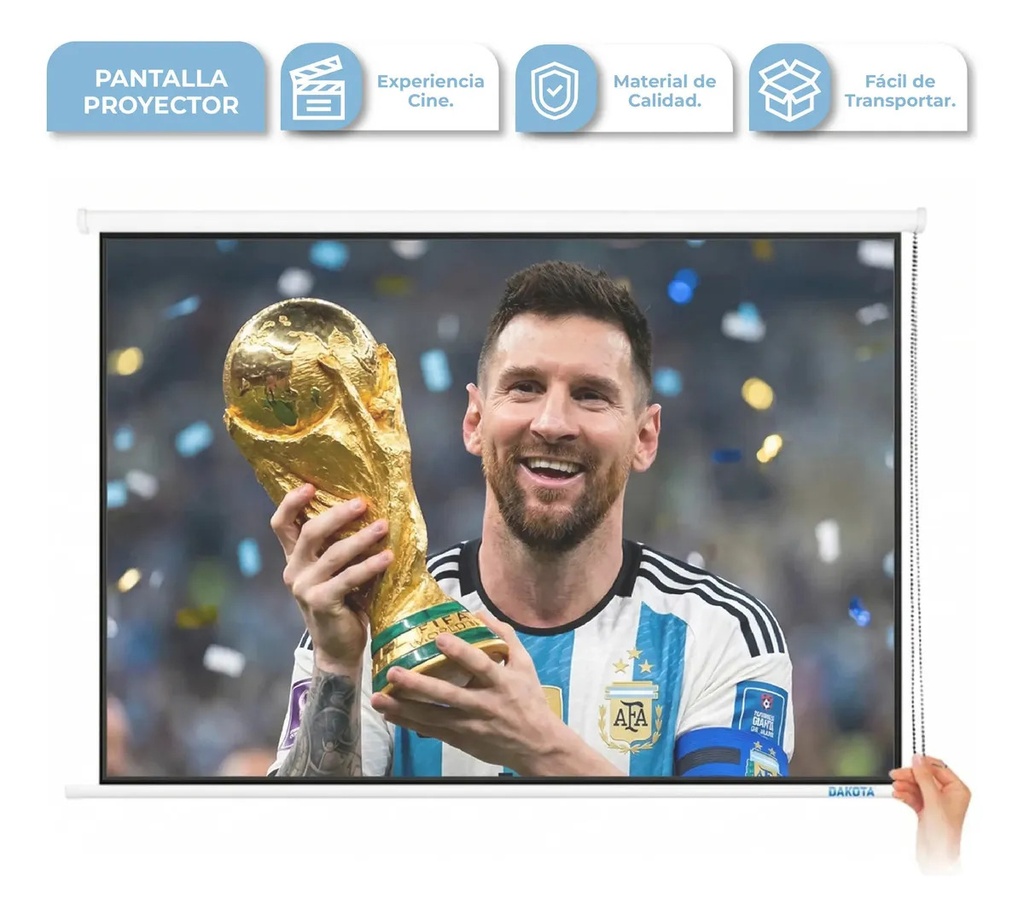 Pantalla Proyector de Colgar 120 16:9 PP001